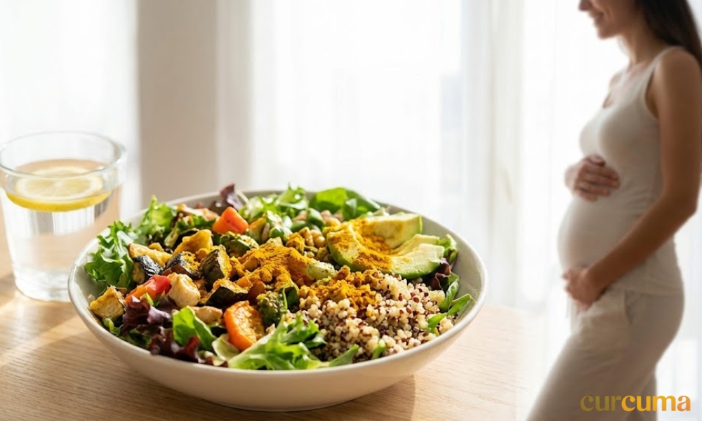 Gemini saidKurkuma stimuliše lučenje žuči i smanjuje nadutost, čime efikasno olakšava varenje hrane